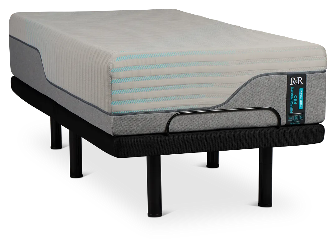 Rest & Renew Performance Pro Firm Elite Adjustable Mattress Set