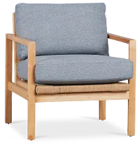 Konis Gray Accent Chair