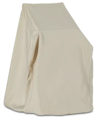 Khaki Outdoor Cover For Stacked Chairs Or Barstools