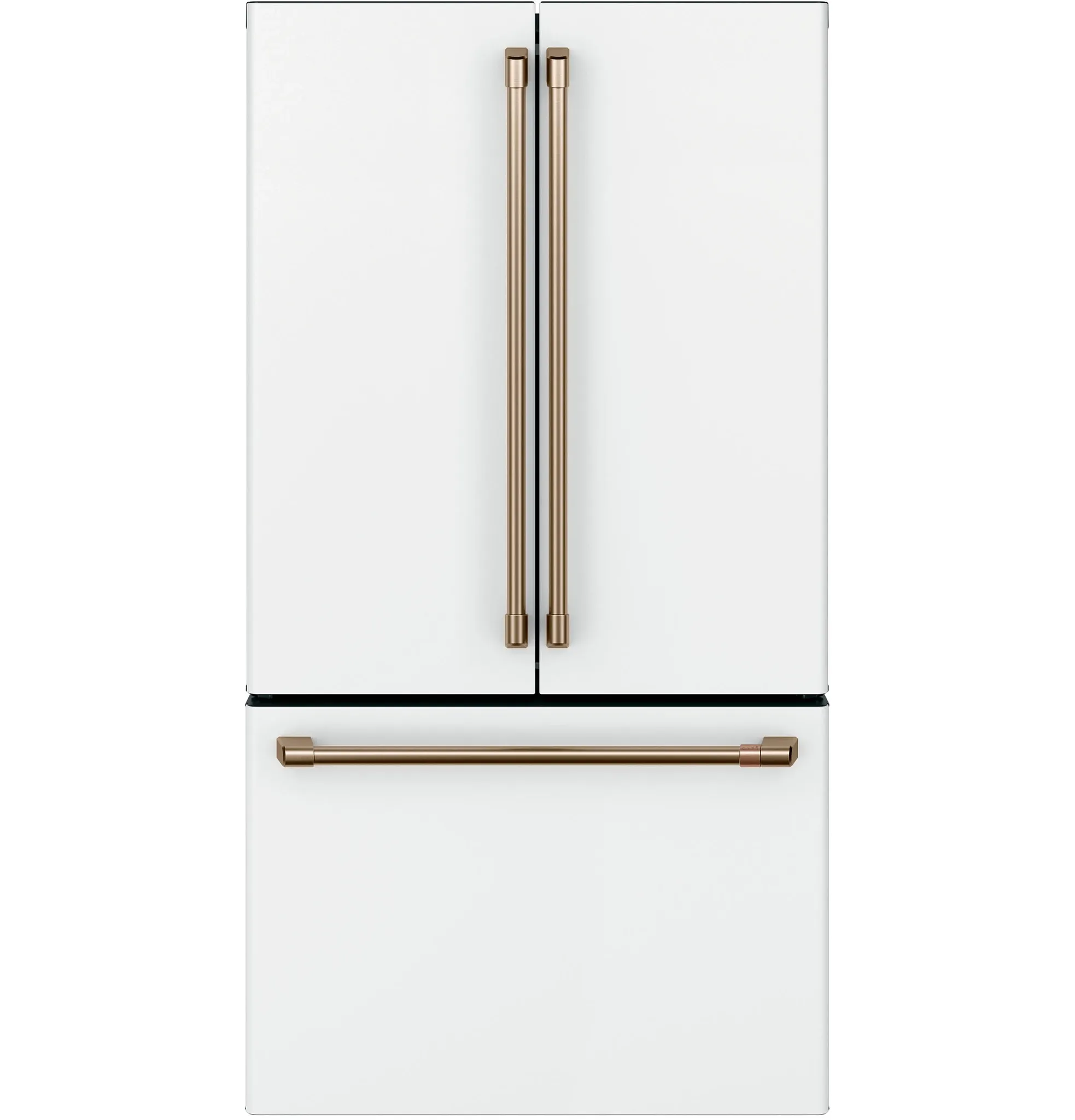 Cafe 23 Series White Bottom Freezer Refrigerator