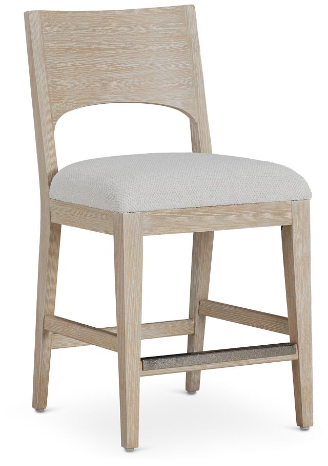 Costa Light Tone 24" Upholstered Barstool