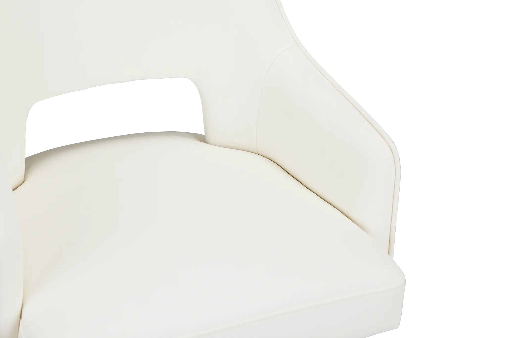 Oberlin White Micro 30" Swivel Barstool Oberlin White Micro 30" Swivel Barstool