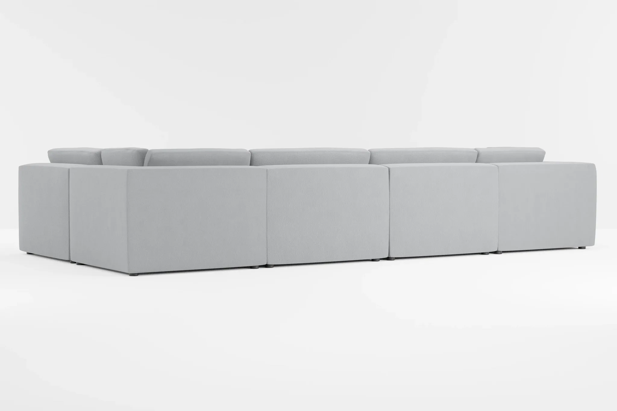 Destin Revenue Gray Fabric 8-piece Pit Sectional