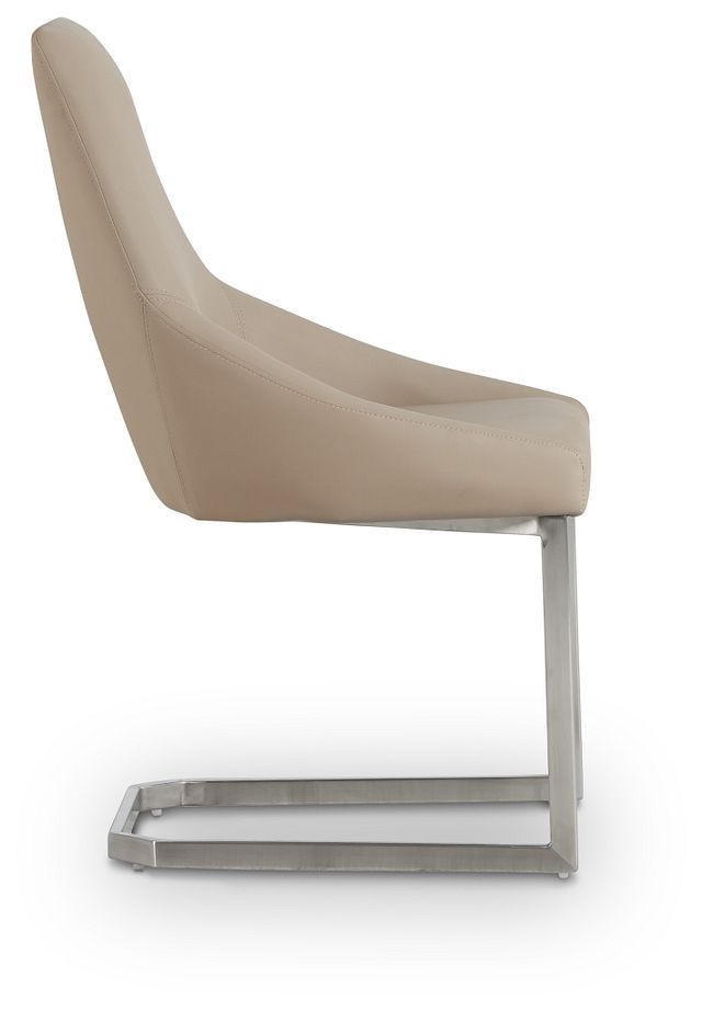 Monaco Taupe Upholstered Side Chair