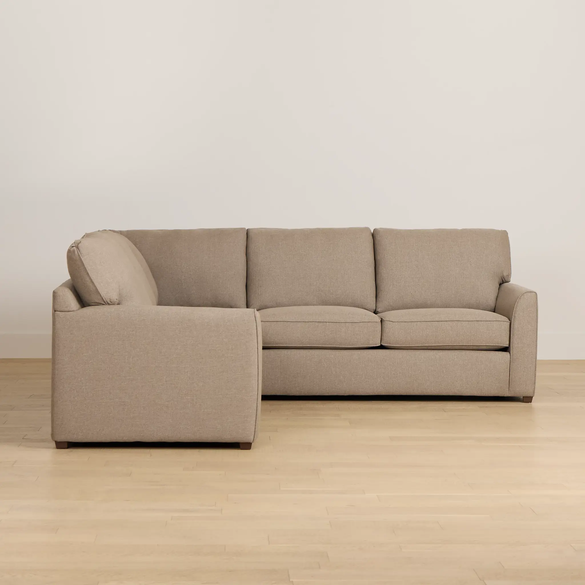Tate Brown Fabric Medium Left Chaise Memory Foam Sleeper Sectional Tate Brown Fabric Medium Left Chaise Memory Foam Sleeper Sectional