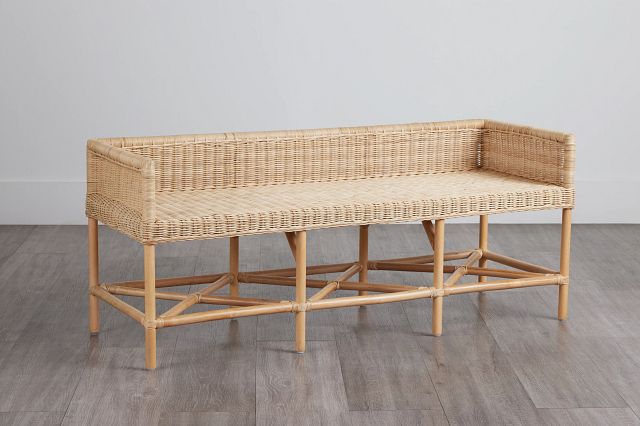 Banzai Light Tone Woven Bench