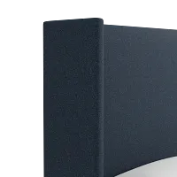 Captiva Elite Dark Blue 60" Upholstered Shelter Bed