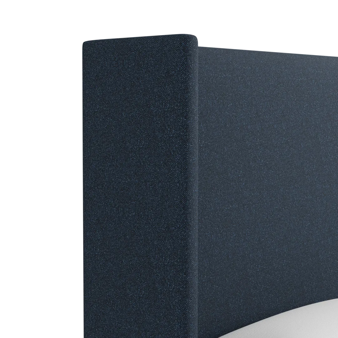 Captiva Elite Dark Blue 60" Upholstered Shelter Bed