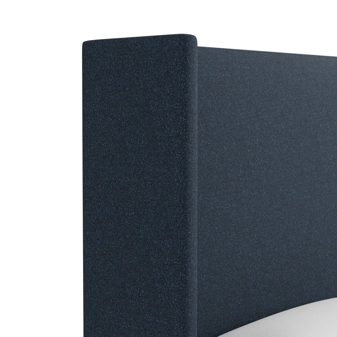 Captiva Elite Dark Blue 60" Upholstered Shelter Bed Captiva Elite Dark Blue 60" Upholstered Shelter Bed