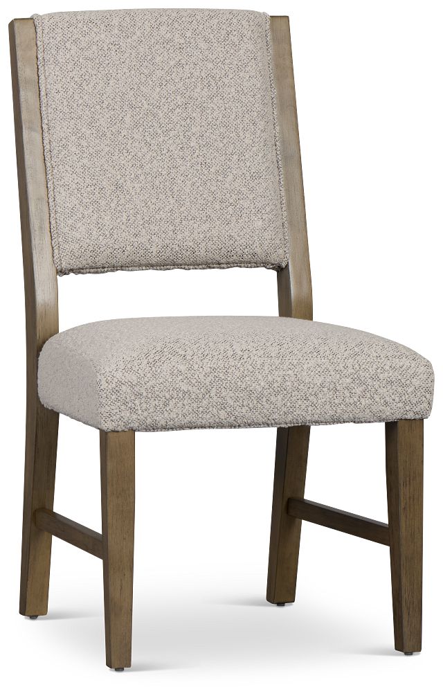 Vance Light Tone Upholstered Side Chair