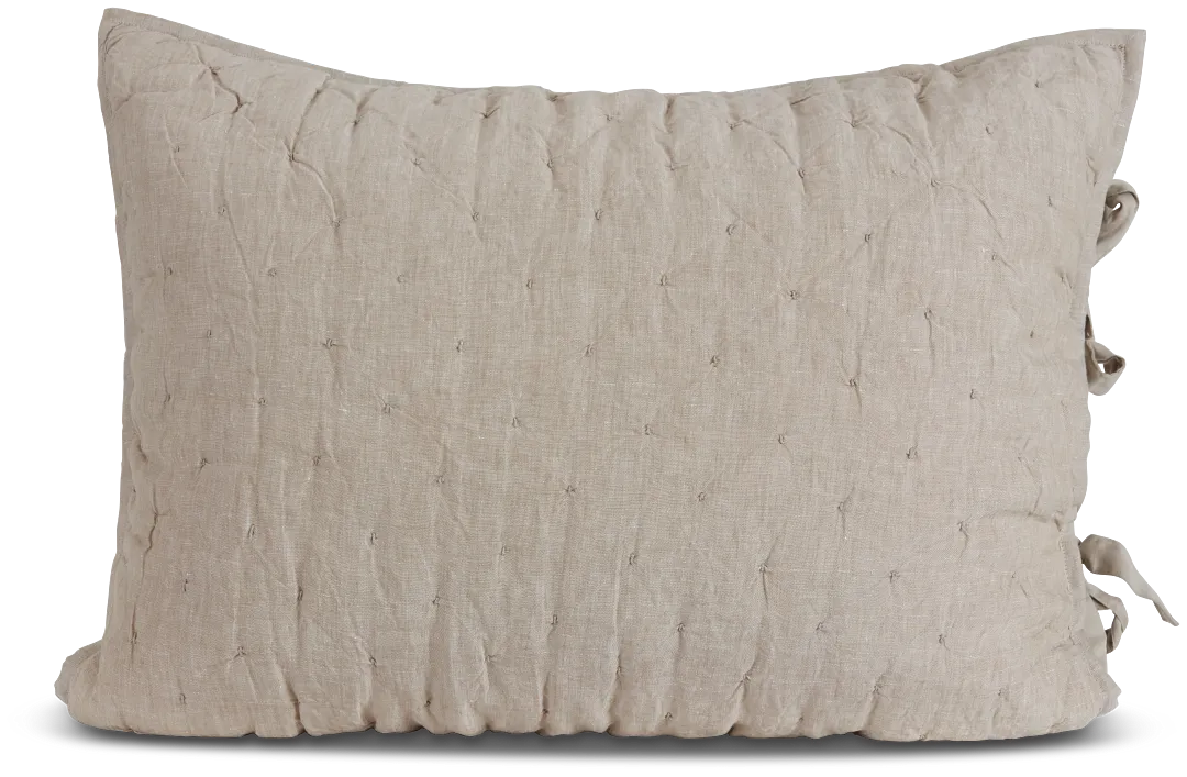 Hampton Light Brown Sham