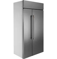 Cafe 48 Series Stainless Steel 48" Built In Side By Side Refrigerator