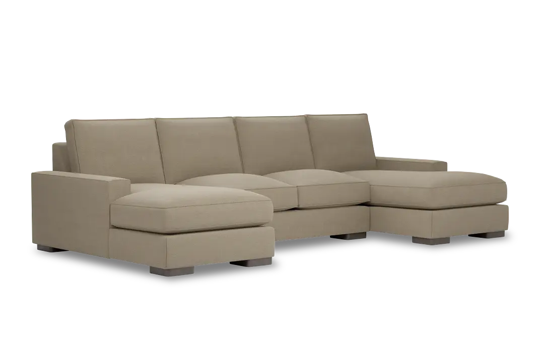 Edgewater Elite Taupe Double Chaise Sectional Edgewater Elite Taupe Double Chaise Sectional