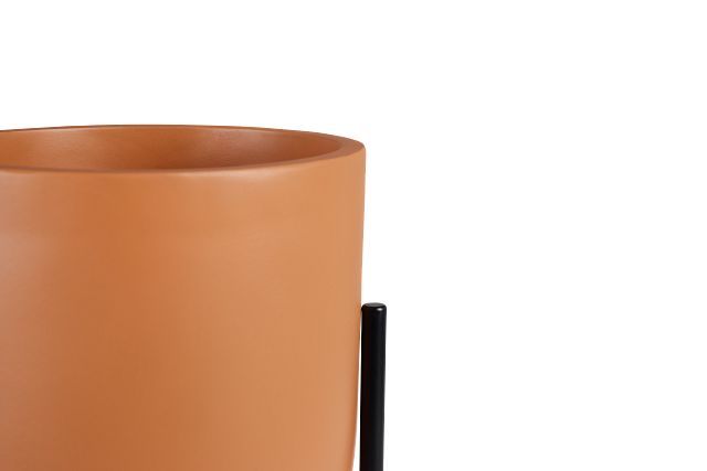 Frieda Light Orange Small Planter