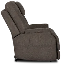 Zecliner Model 2 Plus Dark Gray Fabric Power Lift Recliner