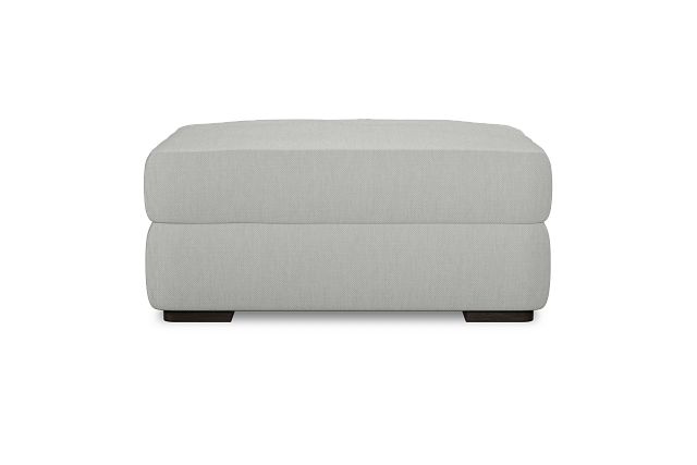 Edgewater Revenue White Ottoman