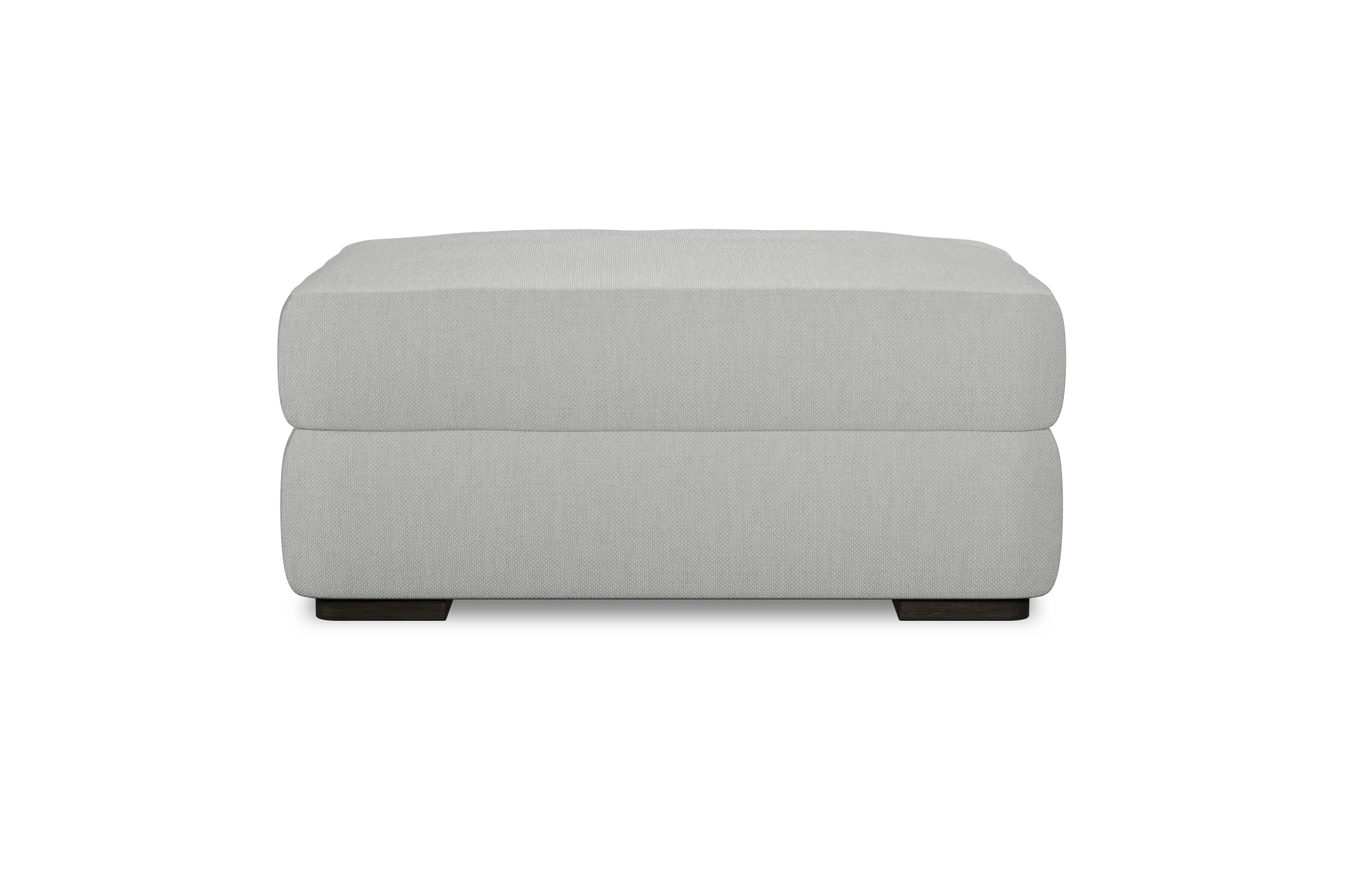 Edgewater Revenue White Ottoman