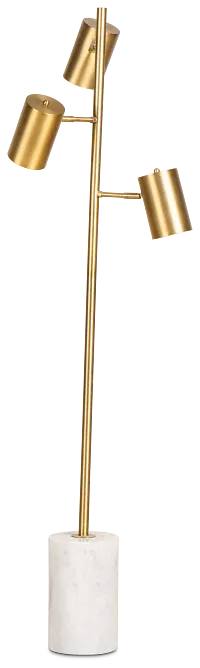 Khia Gold Floor Lamp