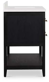 Alden Black 48" Single Bathroom Vanity