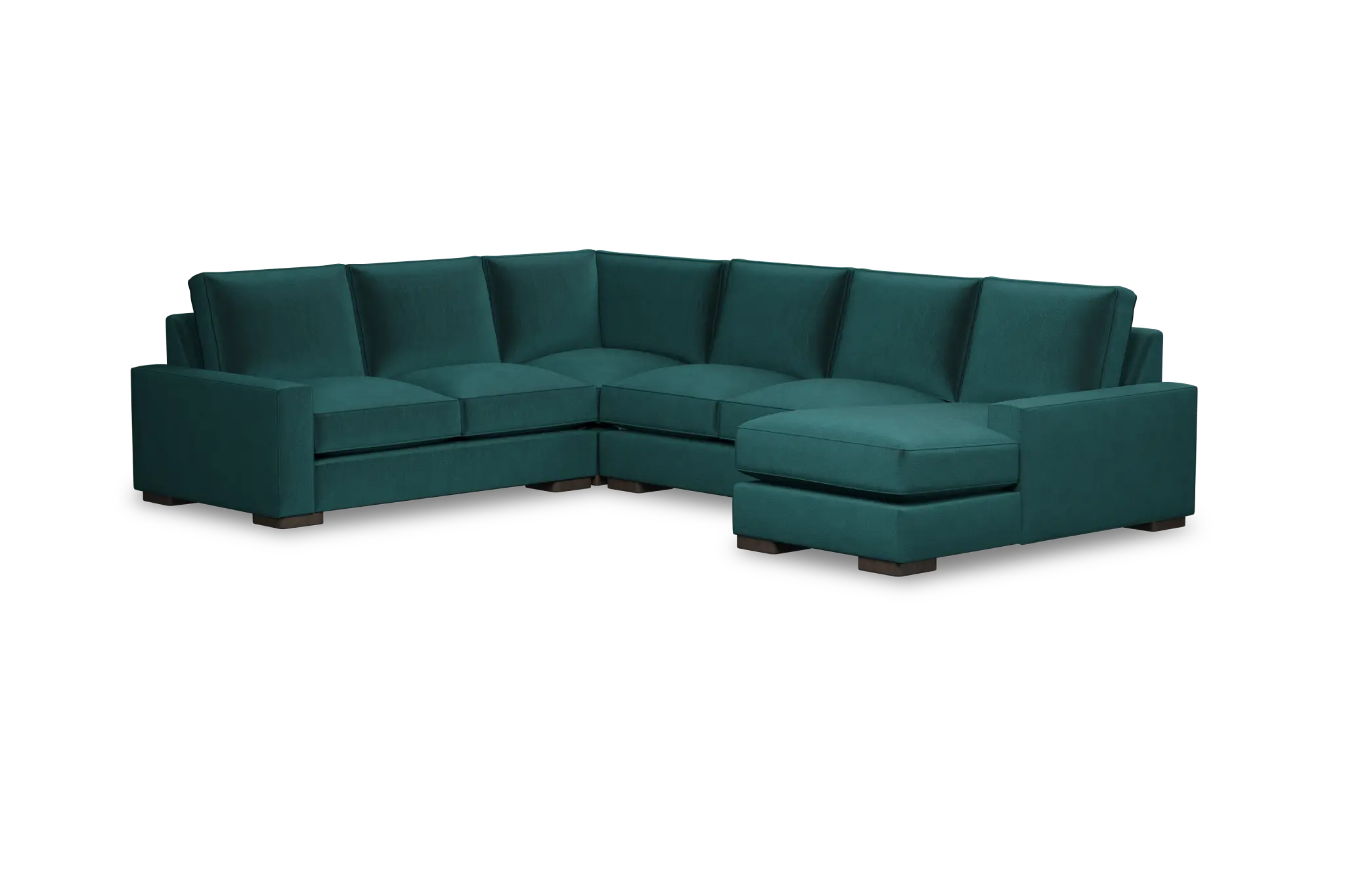 Edgewater Joya Teal Medium Right Chaise Sectional Edgewater Joya Teal Medium Right Chaise Sectional