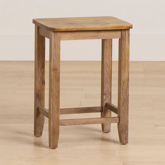 Woodstock Light Tone 24" Backless Barstool