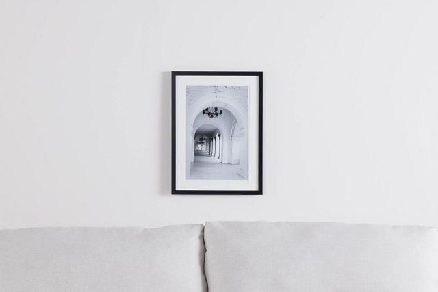 Atrium Gray Framed Wall Art