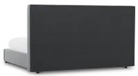 Gayton Elavation Gray 54" Upholstered Platform Bed