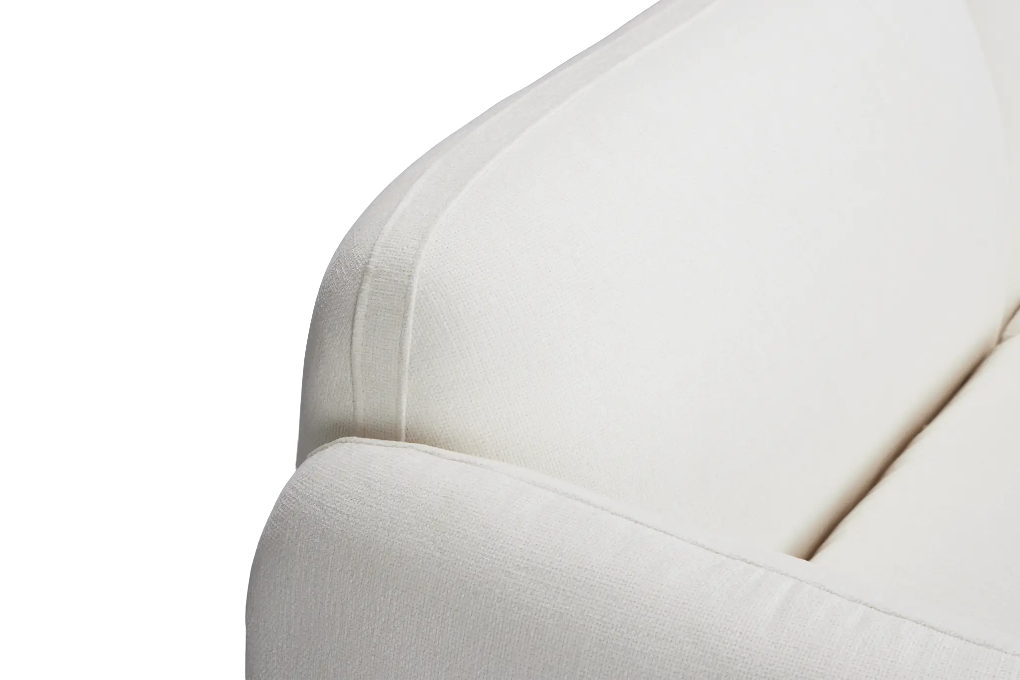 Halsey White Fabric 3-piece Modular Sofa Halsey White Fabric 3-piece Modular Sofa