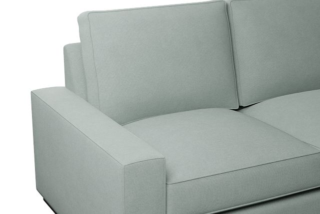 Edgewater Suave Light Green Right Chaise Sectional