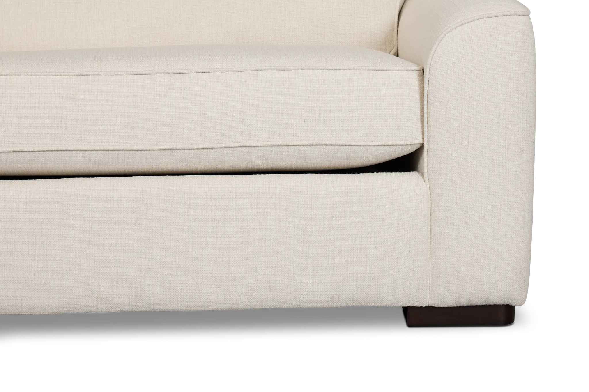 Sinclair Light Beige Fabric Memory Foam Sleeper