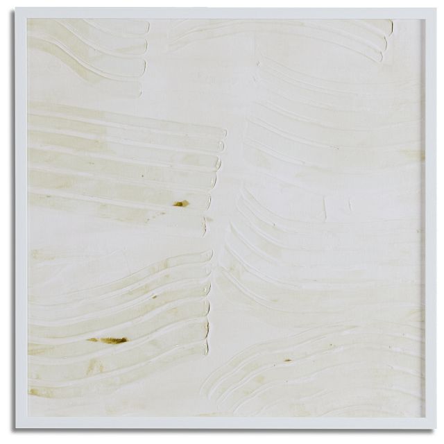 Mya White Framed Wall Art