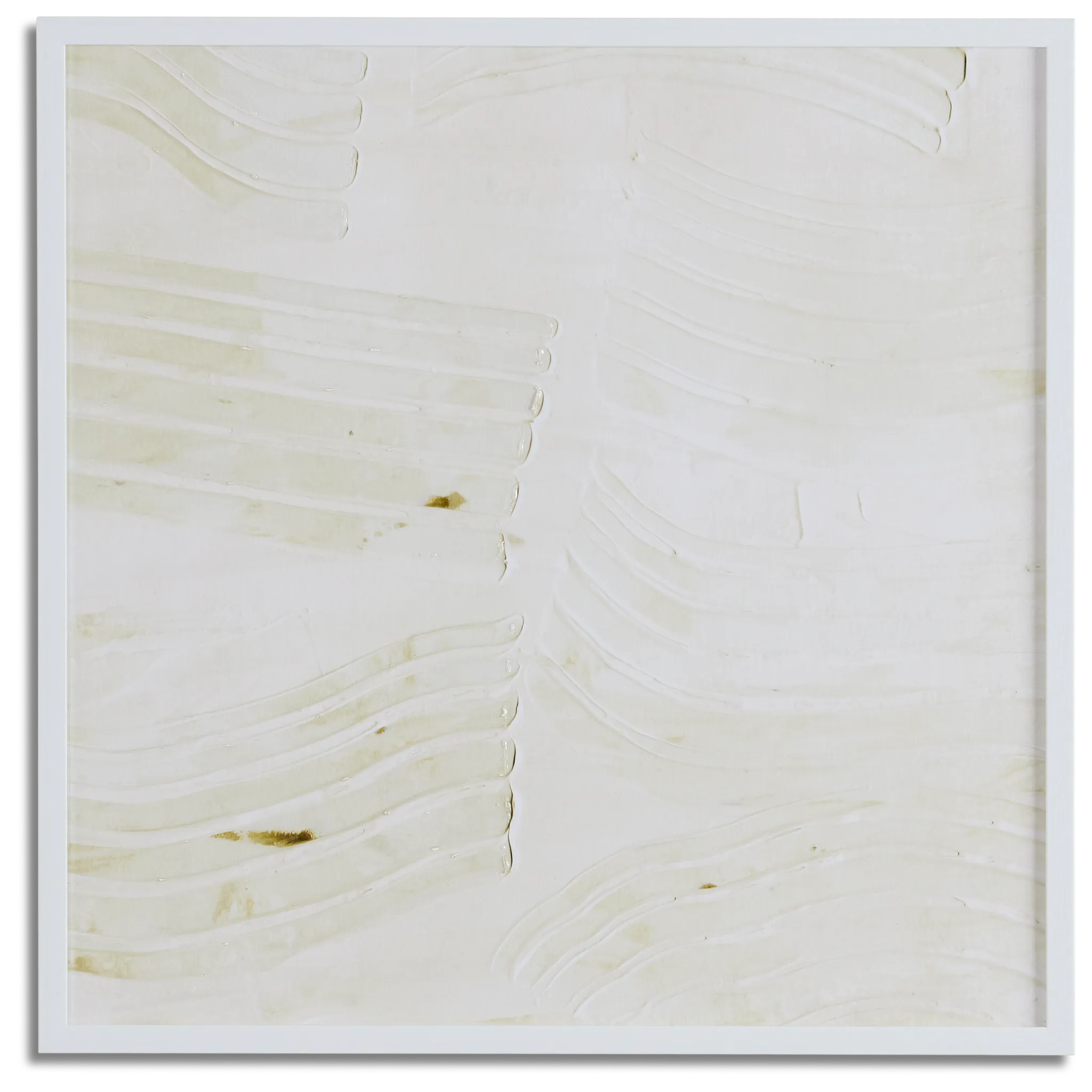 Mya White Framed Wall Art