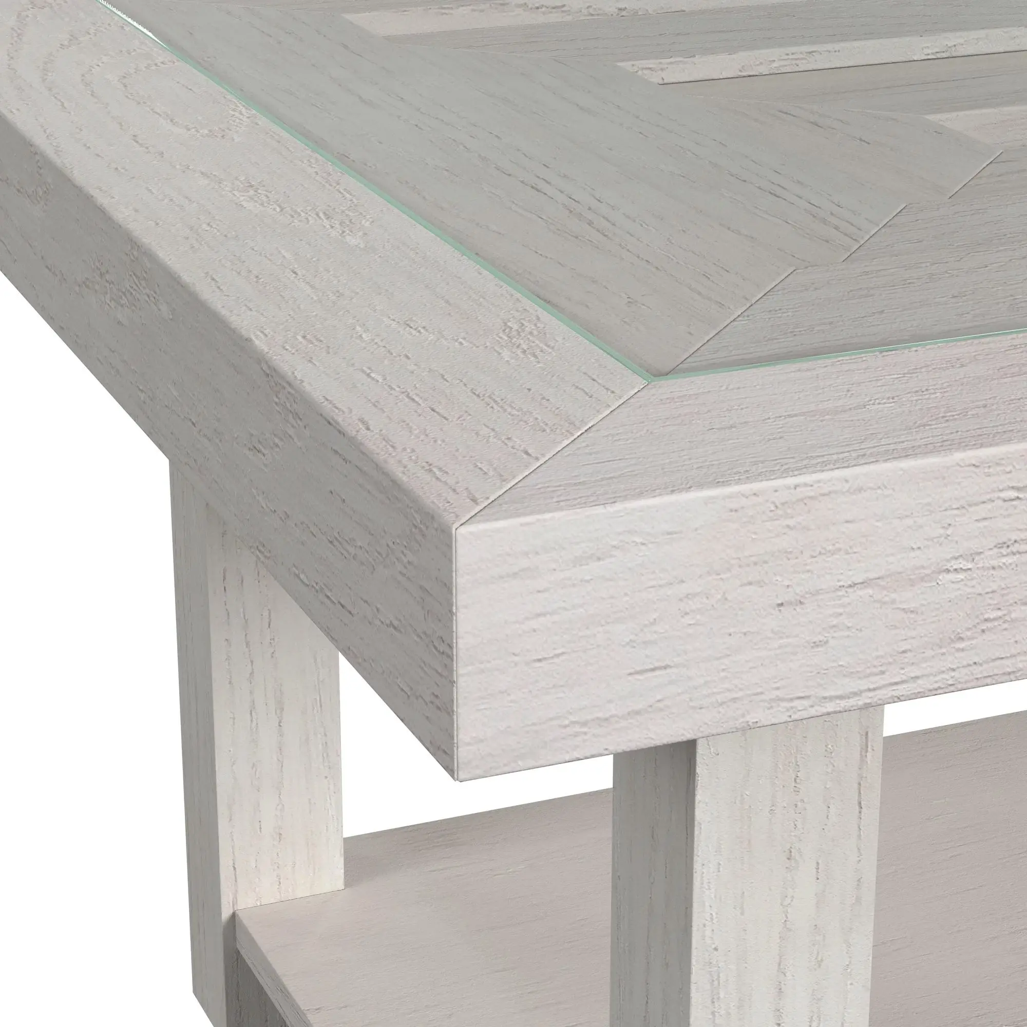 Sansa White Rectangular Coffee Table Sansa White Rectangular Coffee Table