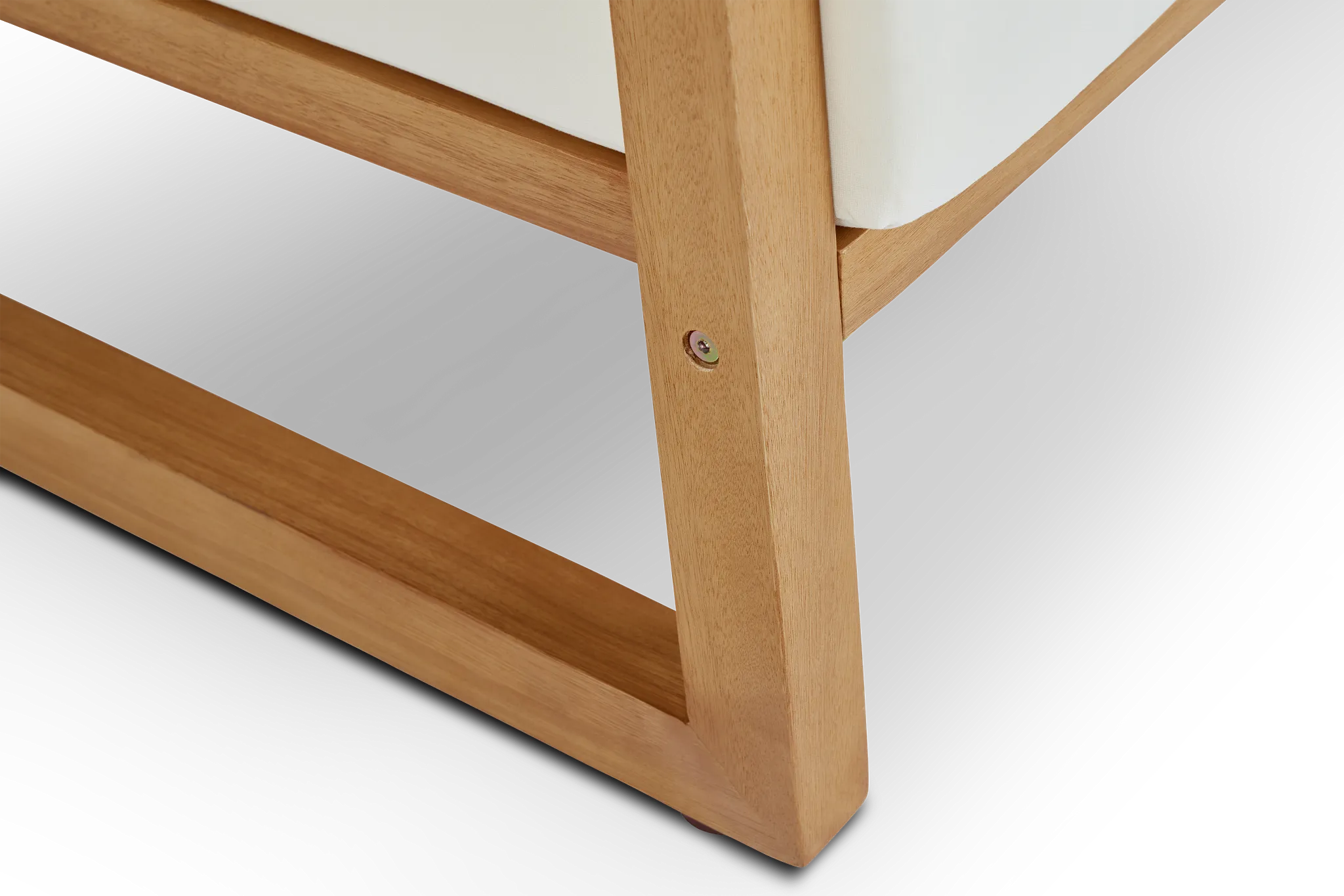 Tobago Light Tone Chair With White Cushion