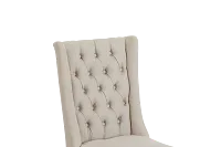 Camilla Beige Upholstered Side Chair