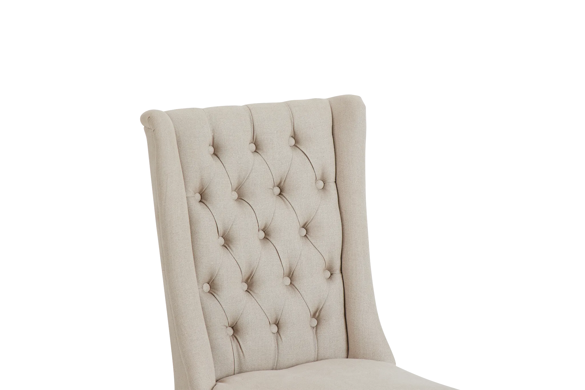 Camilla Beige Upholstered Side Chair