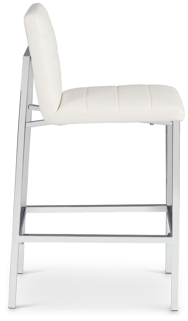 Amalfi White Uph 30" Barstool