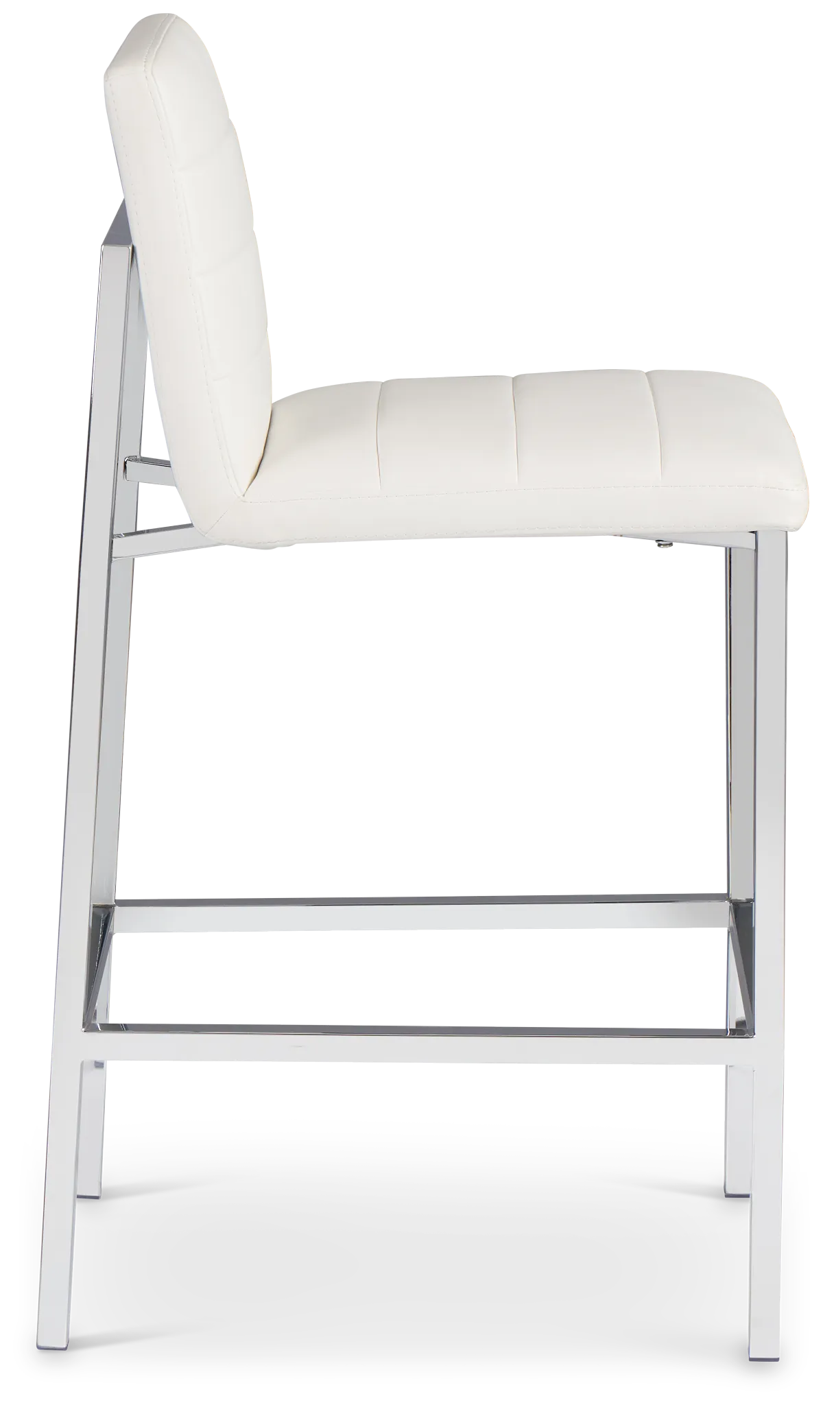 Amalfi White 30" Upholstered Barstool