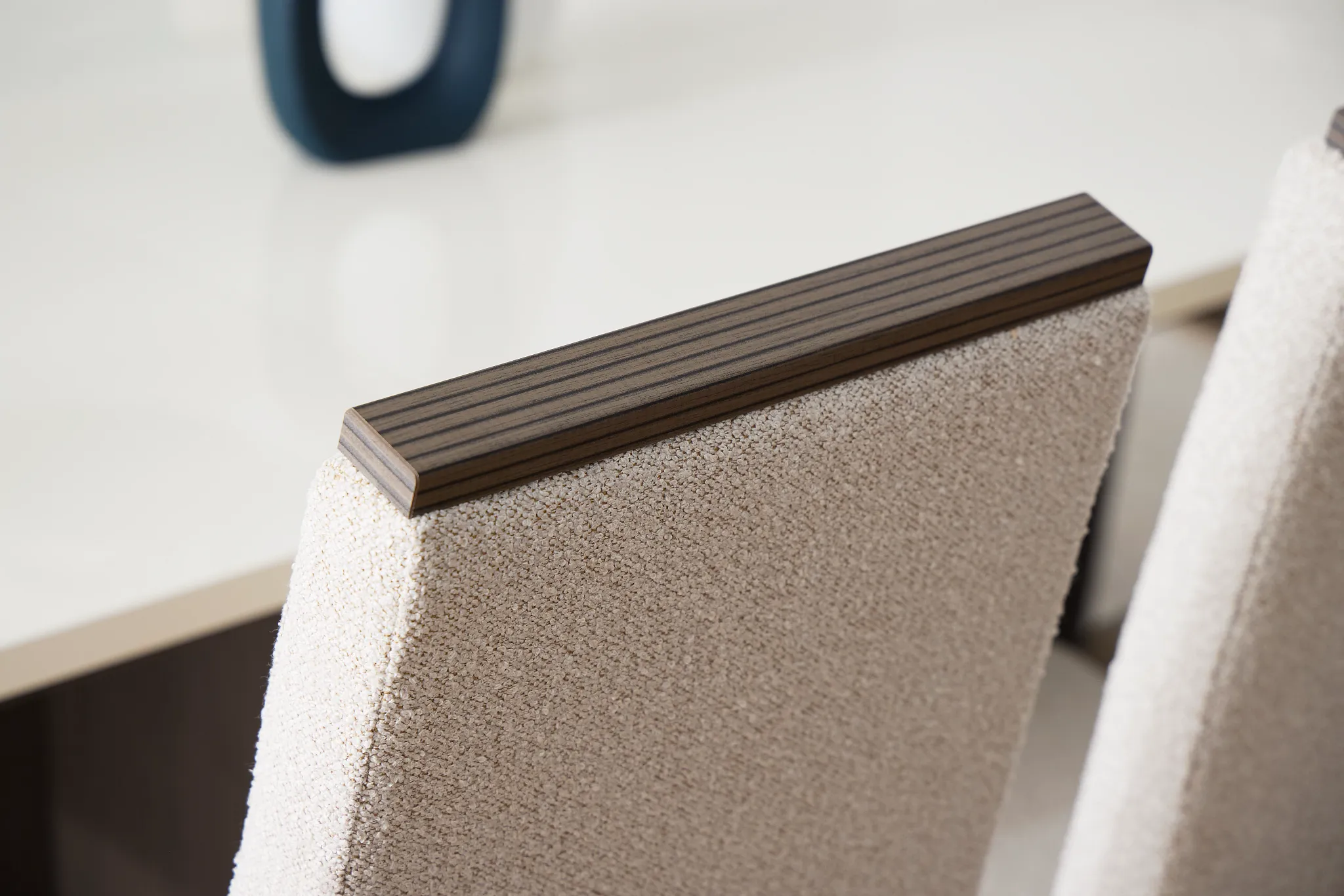 Sienna Two-tone Table & 4 Upholstered Chairs