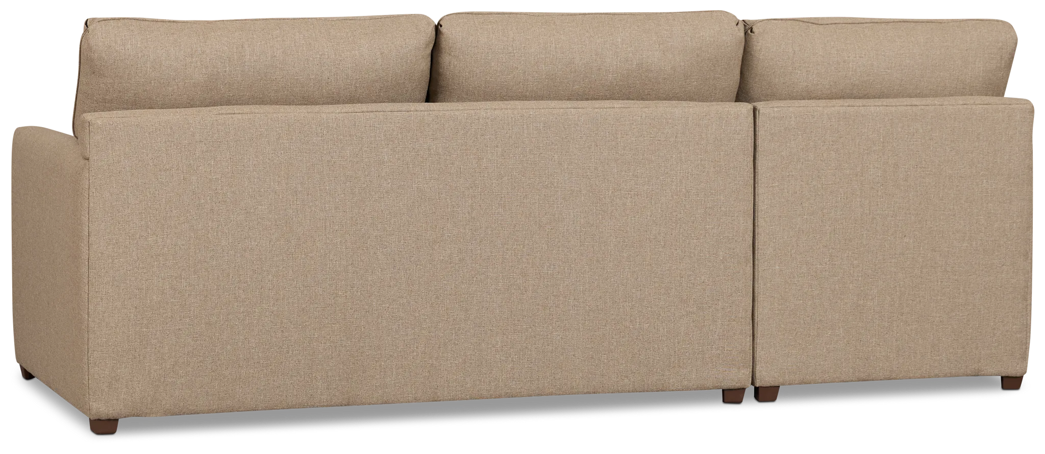 Tate Brown Fabric Left Chaise Sectional