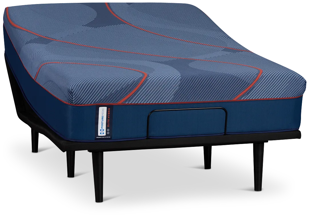 Posturepedic High Point Elite Hybrid Firm Ease Adjustable Mattress Set