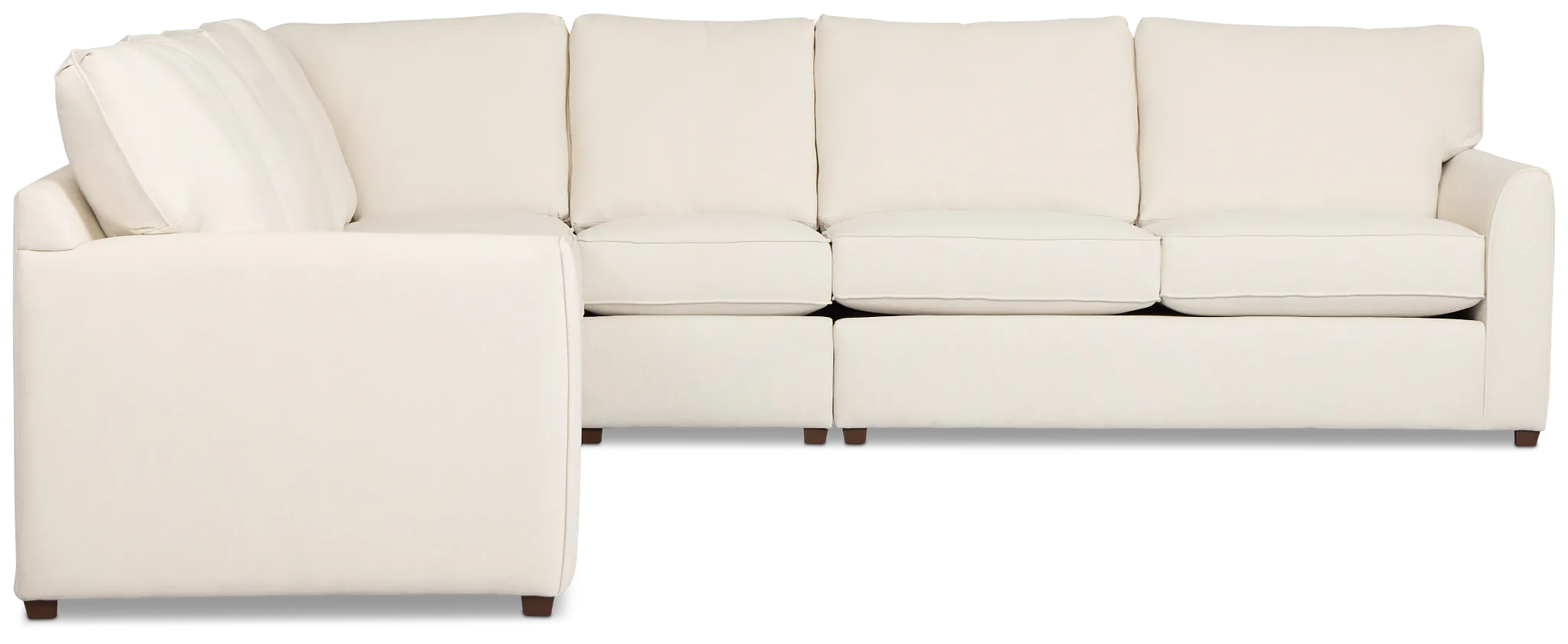 Tate Light Beige Fabric Large Two-arm Sectional
