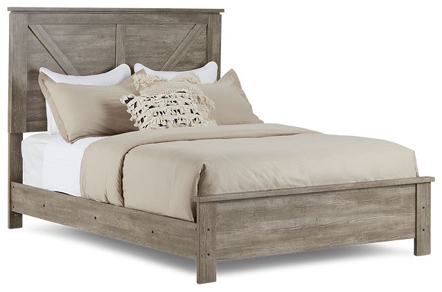 Blueridge Light Tone Panel Bed