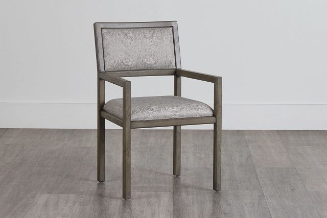 Mitcham Light Tone Wood Arm Chair