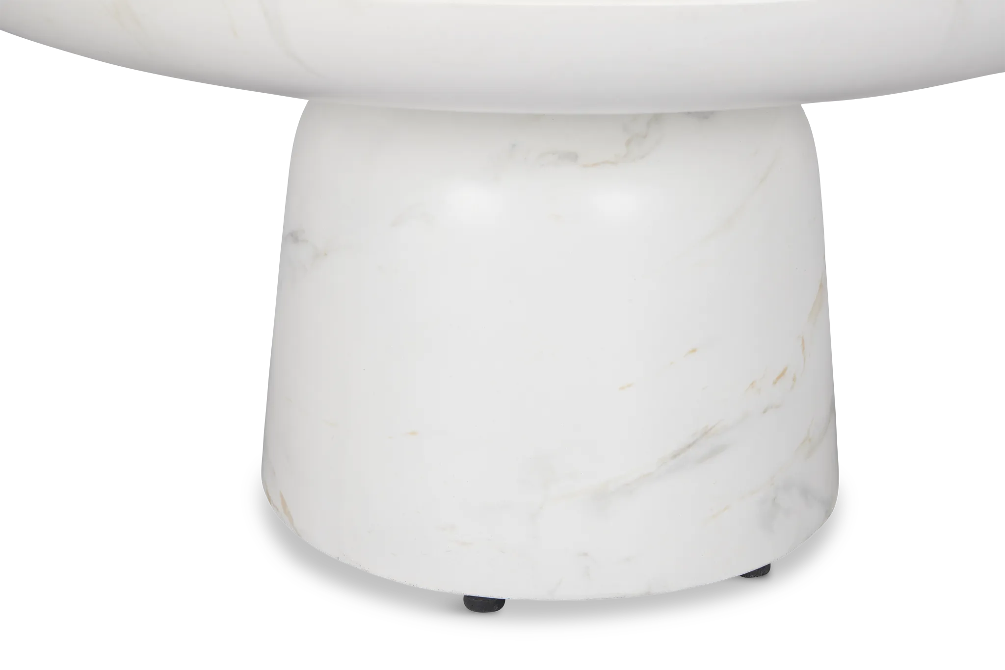 Merrick White Round Coffee Table