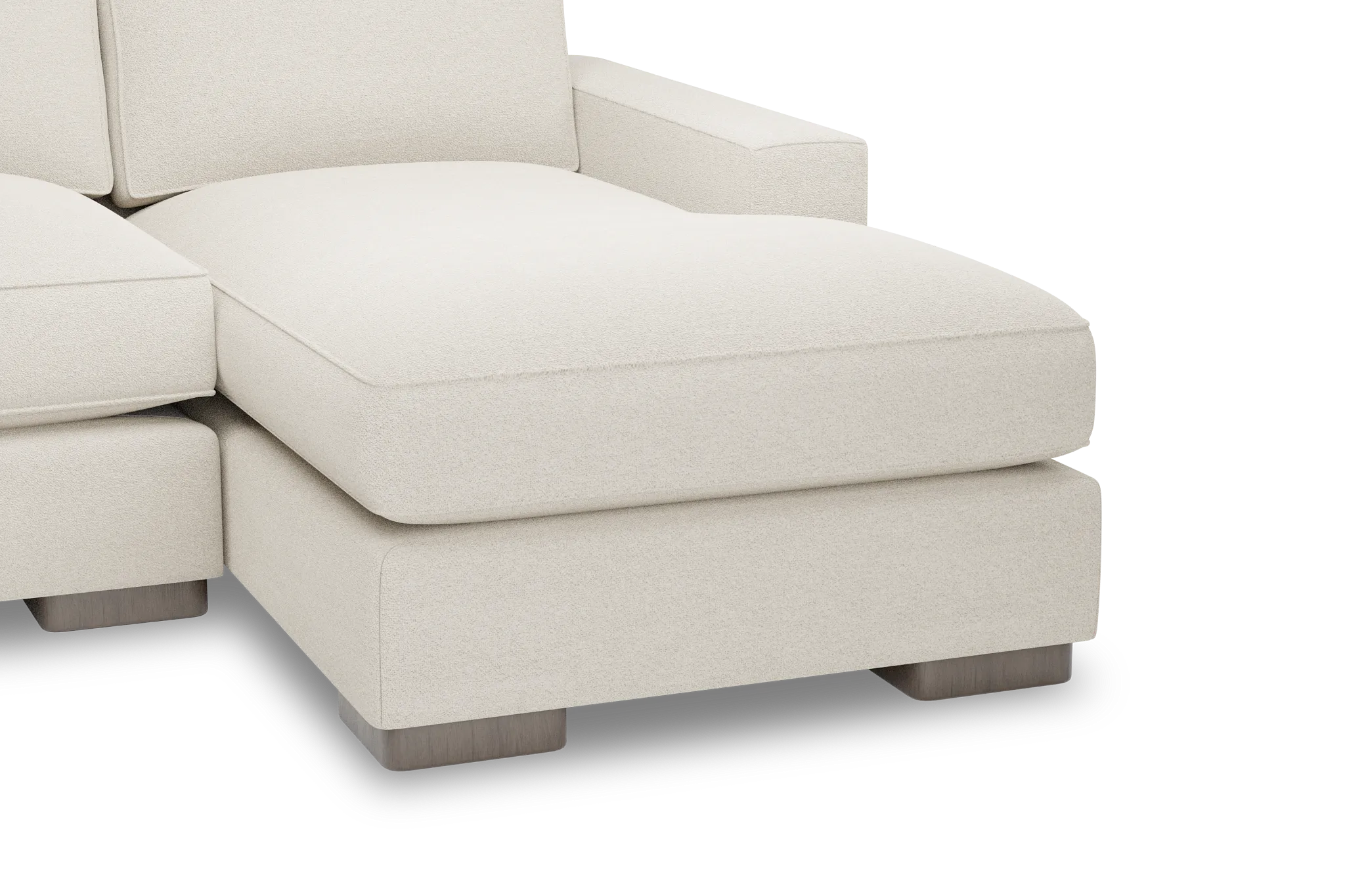 Edgewater Elite Ivory Medium Right Chaise Sectional