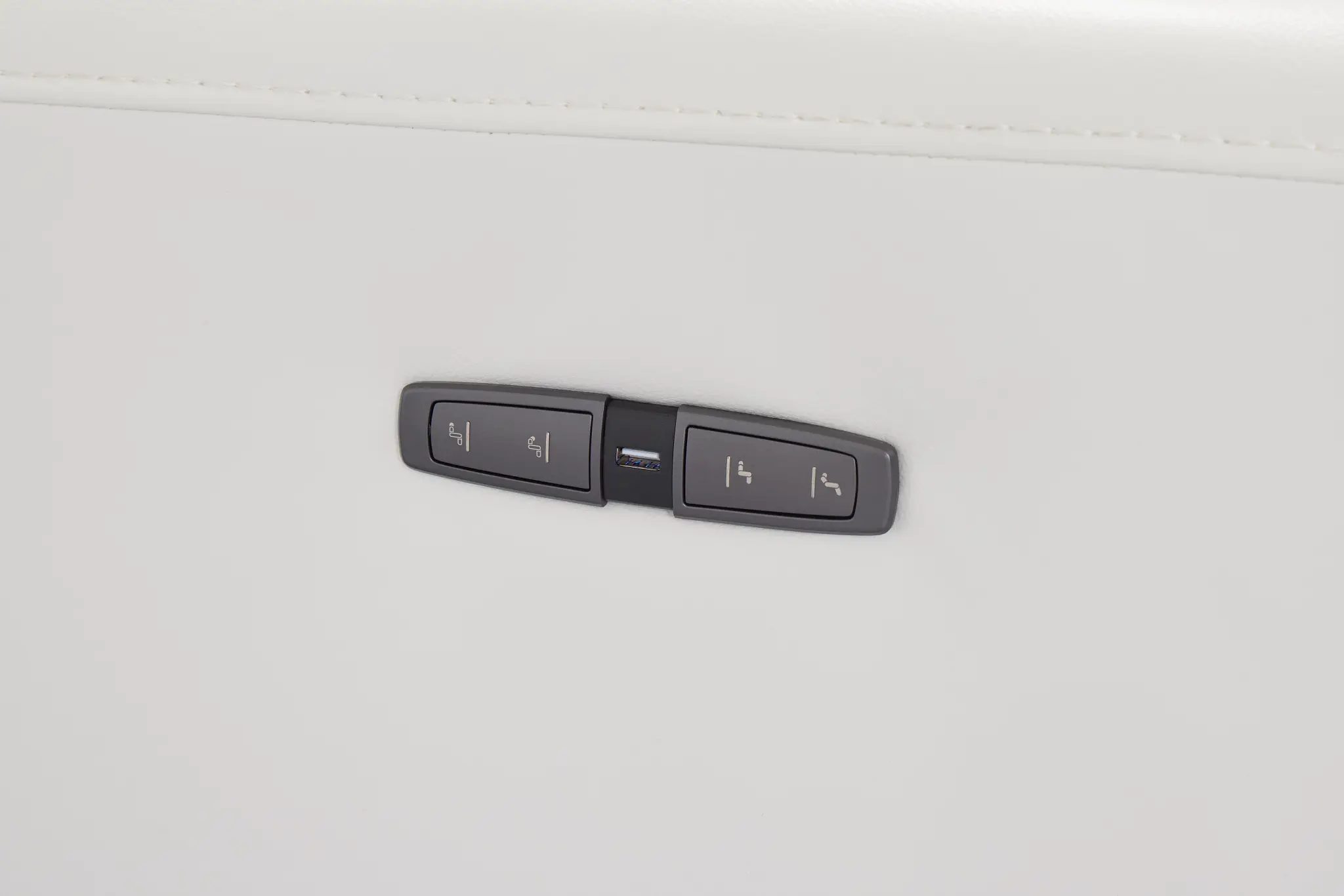 Lombardy White Micro Power Recliner Lombardy White Micro Power Recliner