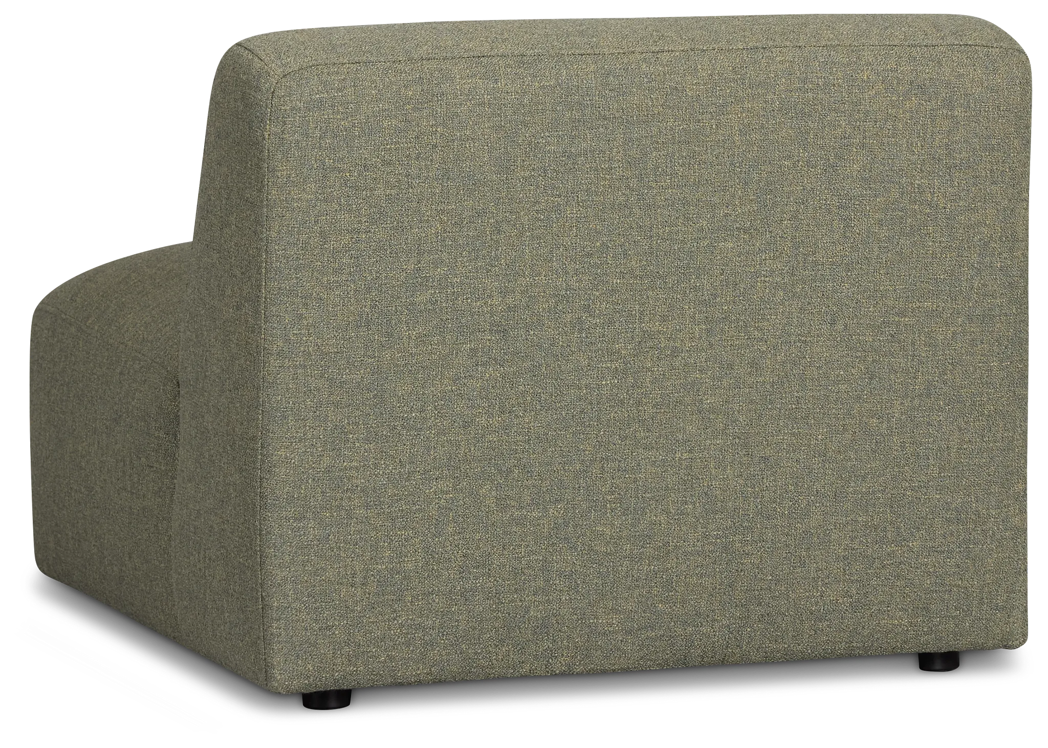 Baylor Green Fabric Armless Chair