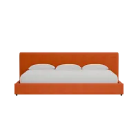 Grayton Joya Orange 44" Upholstered Platform Bed
