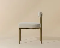 Mabel Ivory Upholstered Side Chair